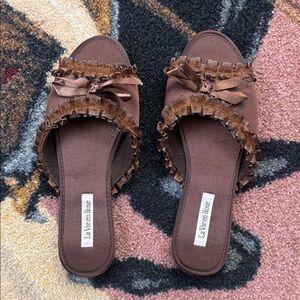 SATIN SLIPPER LA VIE EN ROSE